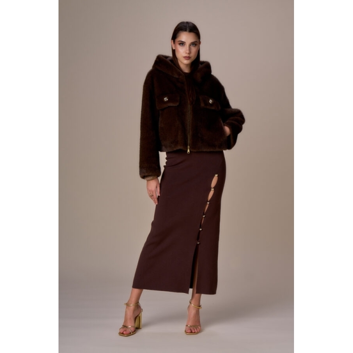 Cappa simil pelliccia diamond chic