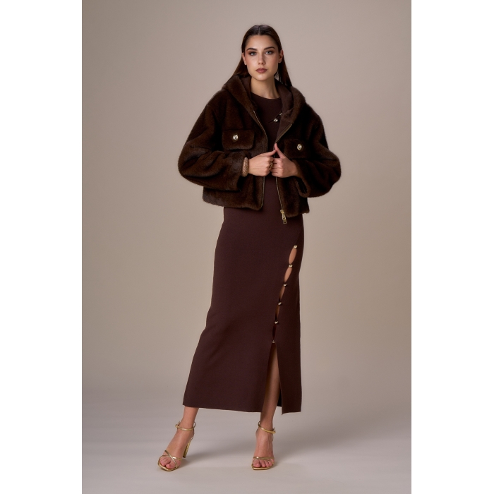 Cappa simil pelliccia diamond chic