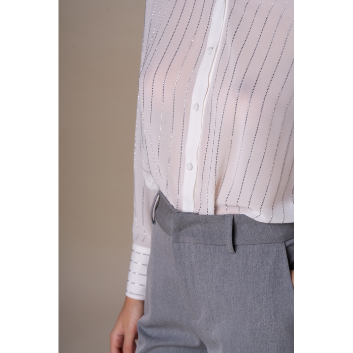 Camicia gessata diamanti