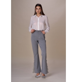 Camicia gessata diamanti