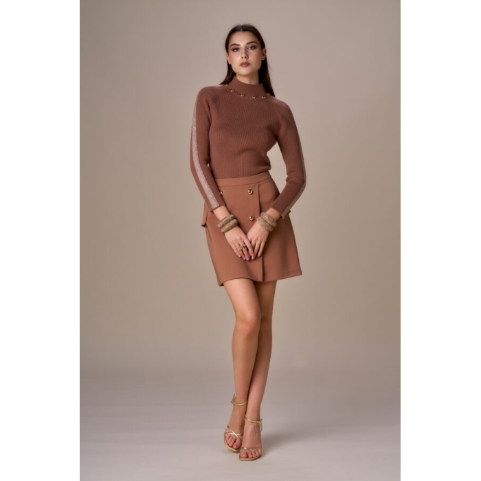 Dolcevita maniche lurex