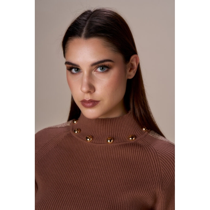 Dolcevita maniche lurex