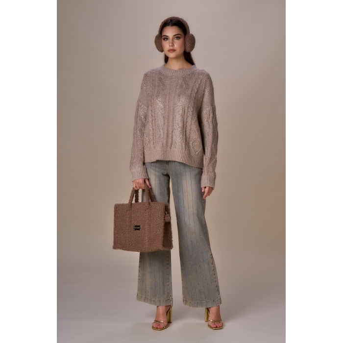 Maglia luxury trecce