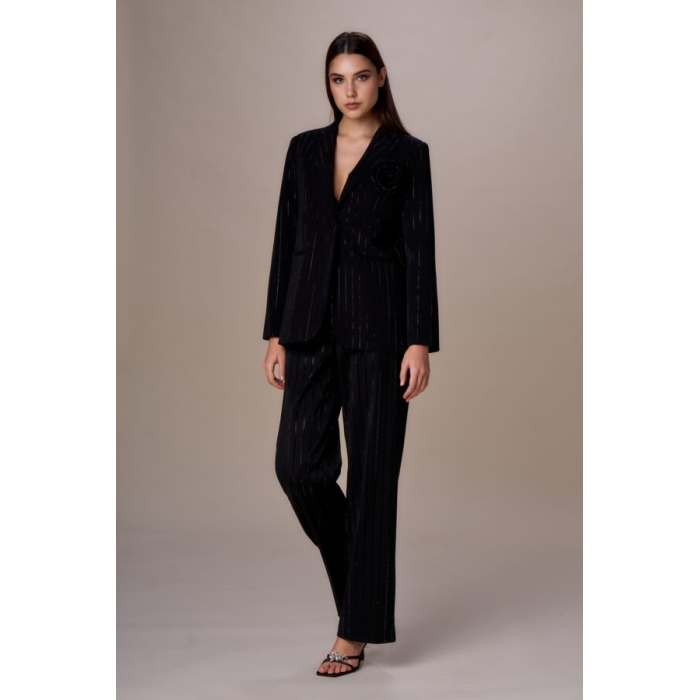 Pantalone Gessato Diamanti