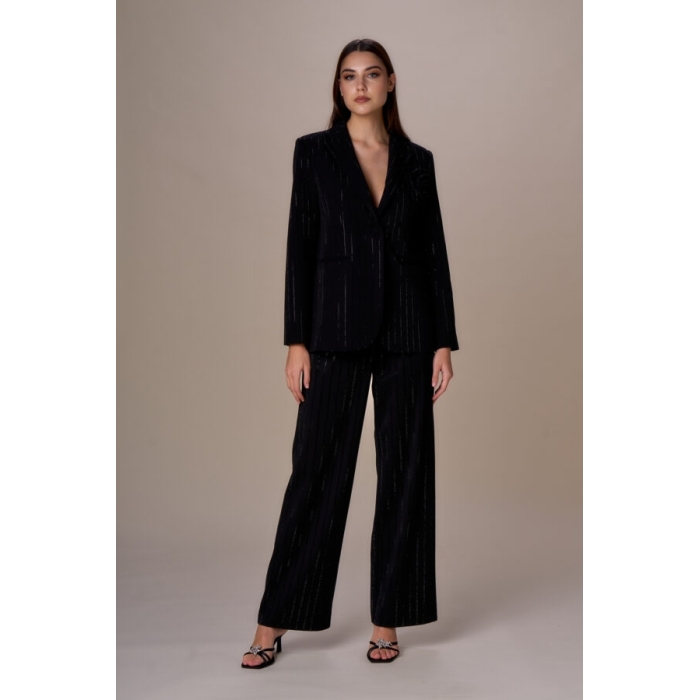 Pantalone Gessato Diamanti