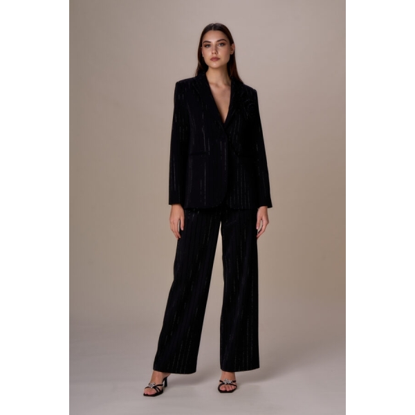Pantalone Gessato Diamanti