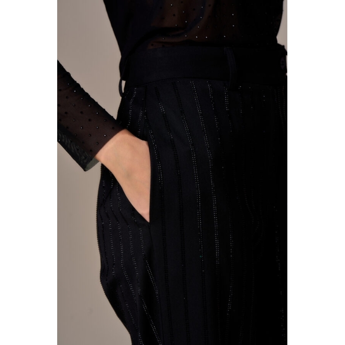 Pantalone Gessato Diamanti