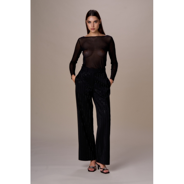 Pantalone Gessato Diamanti