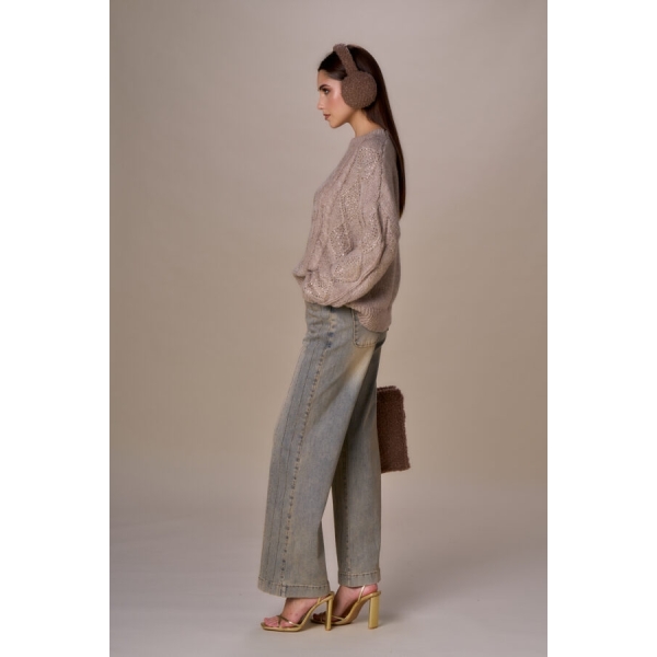 Jeans riga diamanti