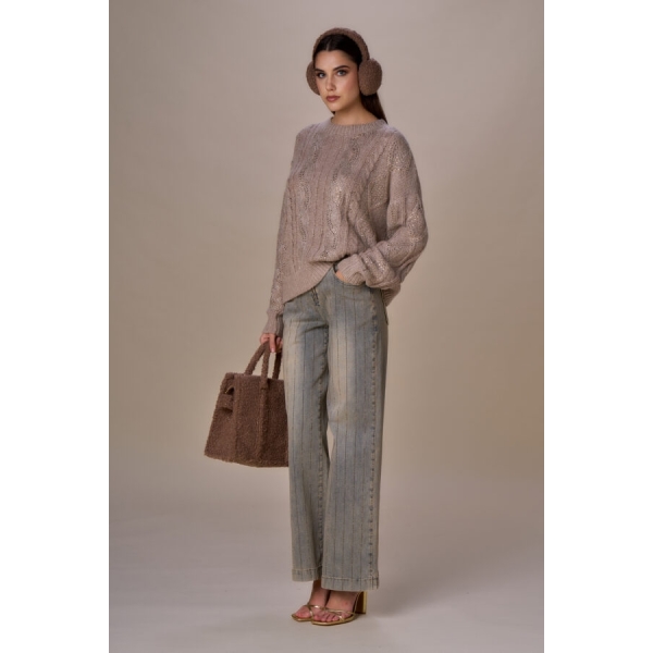 Jeans riga diamanti