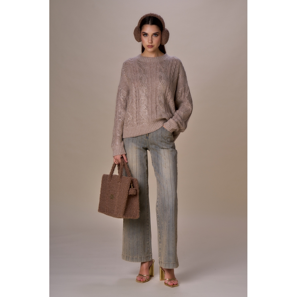 Jeans riga diamanti