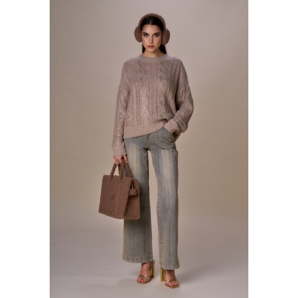 Jeans riga diamanti