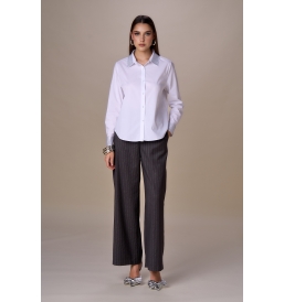 Camicia diamanti collo e polsi