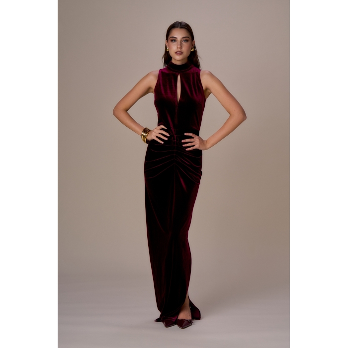 Abito goccia in velluto
