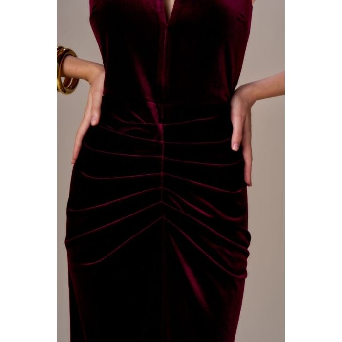 Abito goccia in velluto