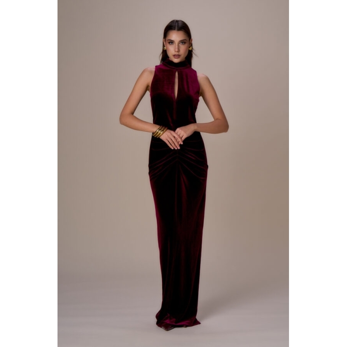 Abito goccia in velluto