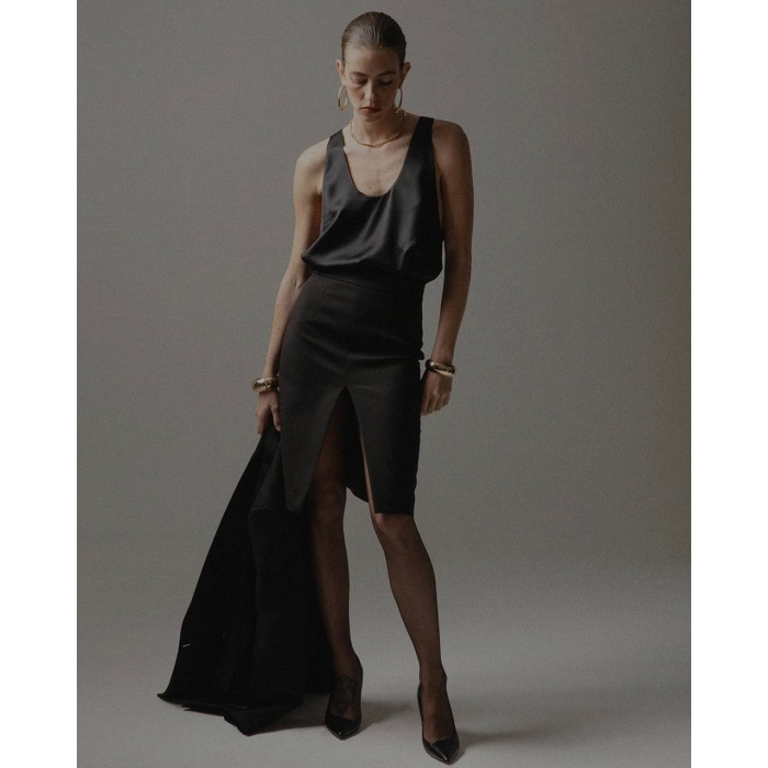 The Claudia Flannel Black