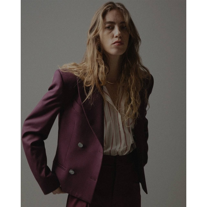 The Revolver Crop Flannel Tinto