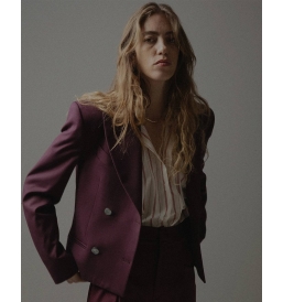 The Revolver Crop Flannel Tinto