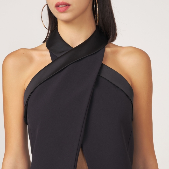 Halter Gilet in crepe | Boutique Carisma San Ferdinando di Puglia