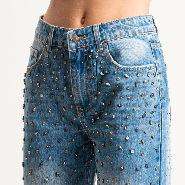 Jeans Vicolo Donna – Denim Chiaro con Strass | Carisma Boutique