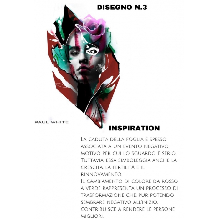 Stefania Shirt Over: La Caduta della Foglia - Simbolo di Crescita e Rinnovamento