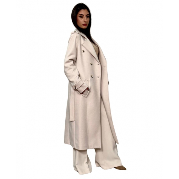 Cappotto doppiopetto BIANCO