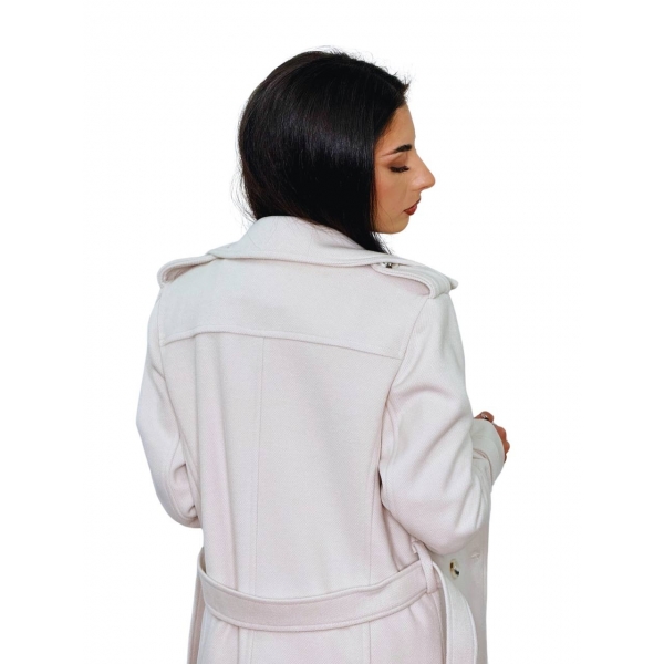 Cappotto doppiopetto BIANCO