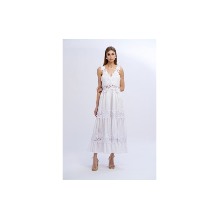 Cotton Dress with Embroidery No secrets