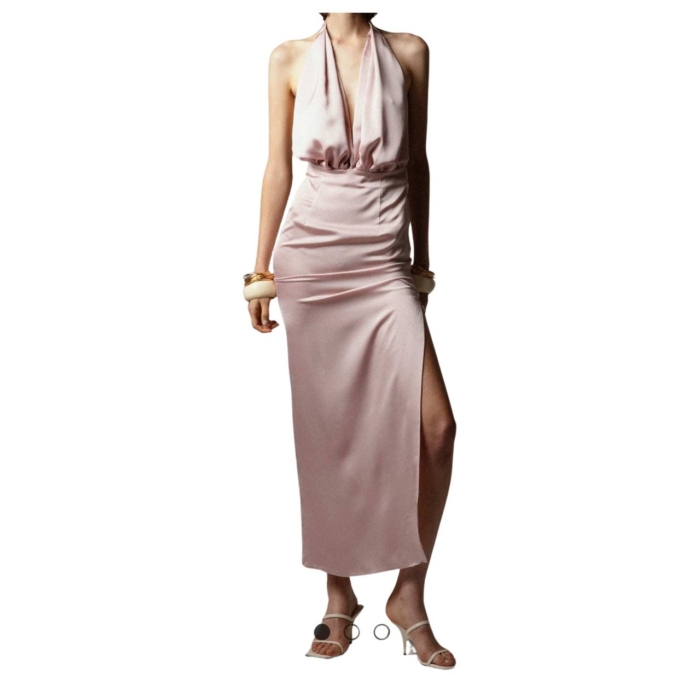Abito lungo Satin