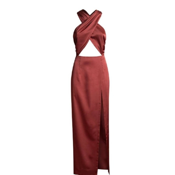 Abito cut-out lungo