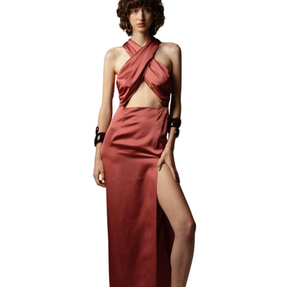 Abito cut-out lungo Abito cut-out lungo
