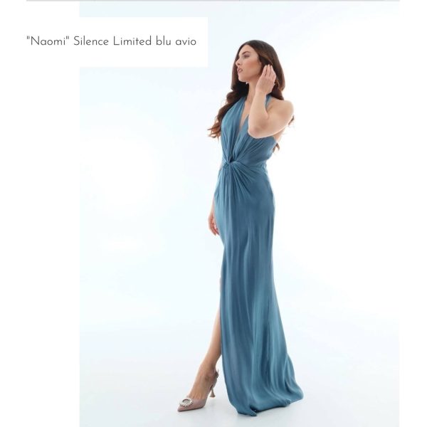 Abito "Naomi" Silence Limited Blu Avio