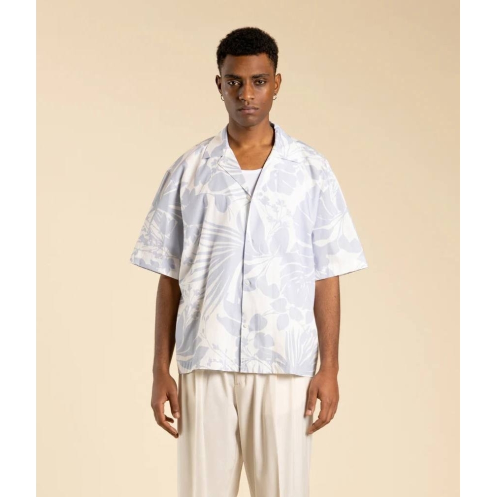 Camicia in cotone stampa floreale Camicia in cotone stampa floreale