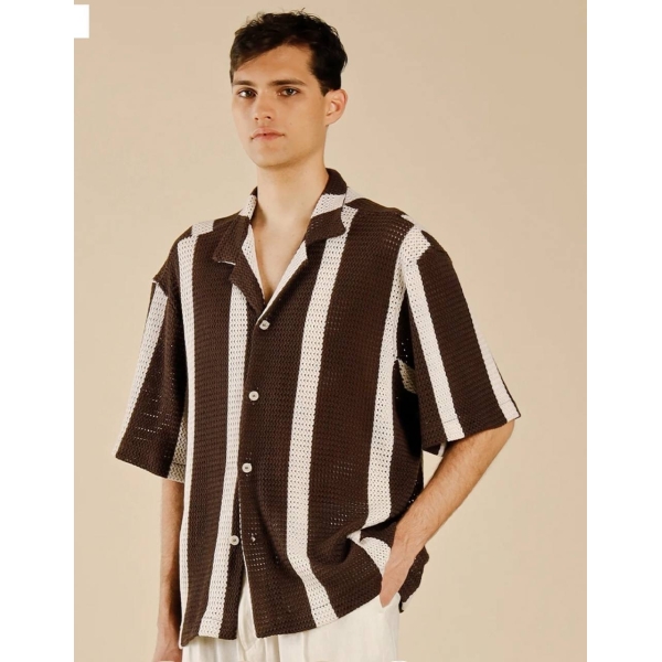 Camicia Crochet a fasce