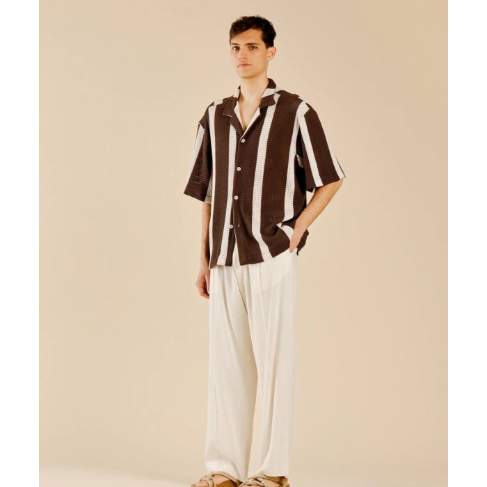 Camicia Crochet a fasce