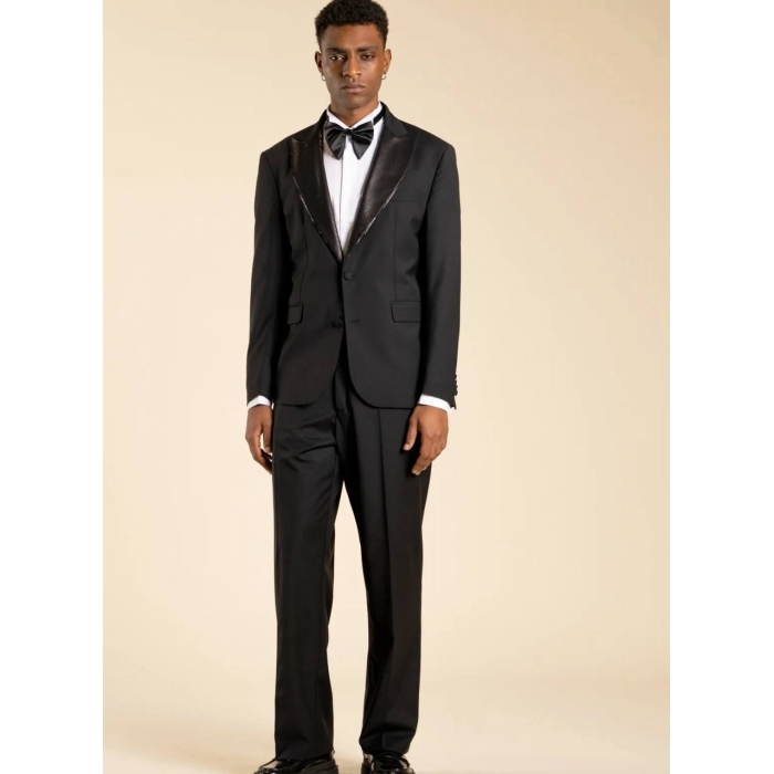 Giacca Monopetto revers pailettes