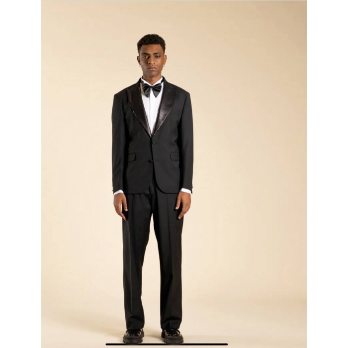 Giacca Monopetto revers pailettes