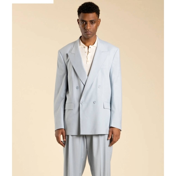 Giacca Doppiopetto oversize Polvere