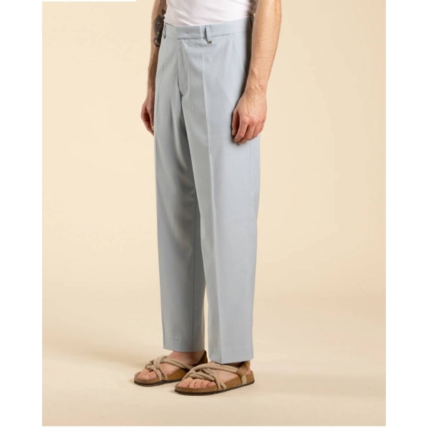 Pantalone Cropped Gamba dritta Polvere