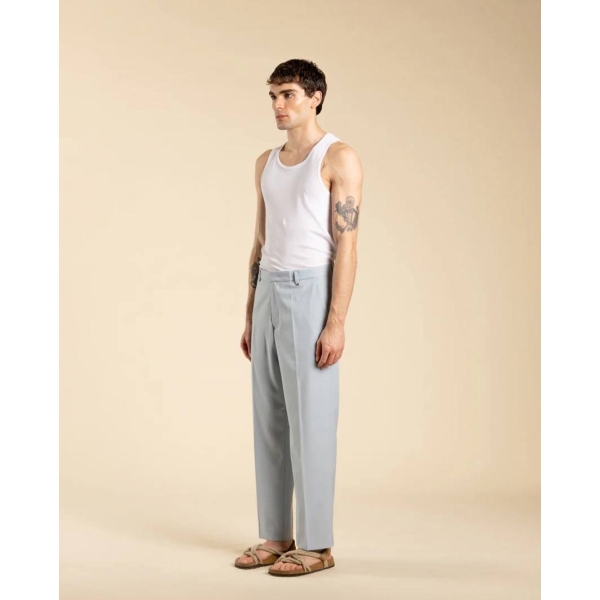 Pantalone Cropped Gamba dritta Polvere