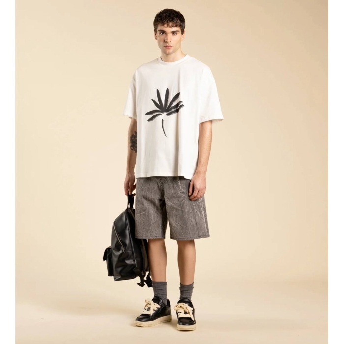 T-Shirt in Jersey di cotone con stampa