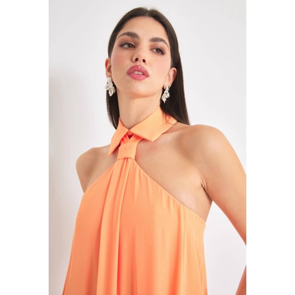 Necktie Dress Orange