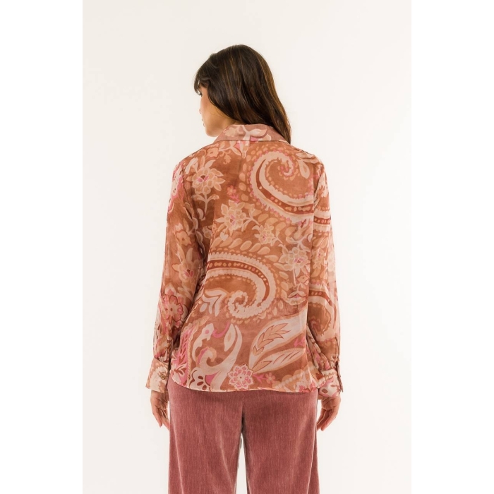 Camicia Rouches Fantasia