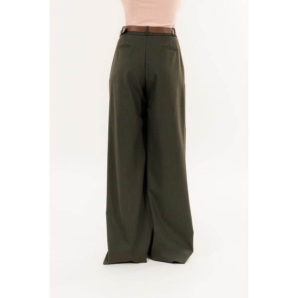 Pantalone Pieghe Cintura