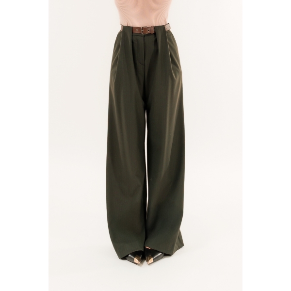 Pantalone Pieghe Cintura