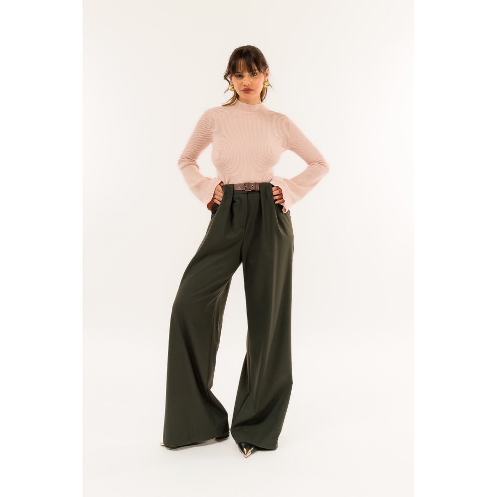 Pantalone Pieghe Cintura Pantalone Pieghe Cintura