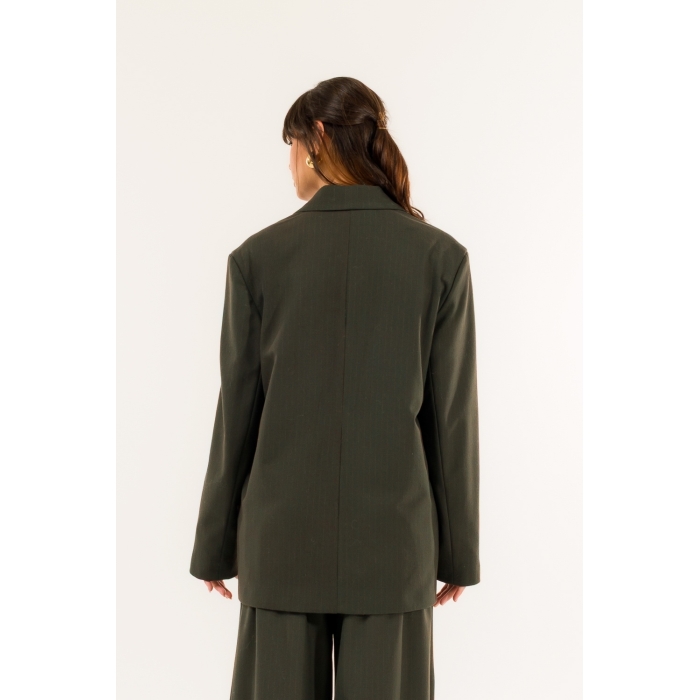 Giacca Gessato Spilla