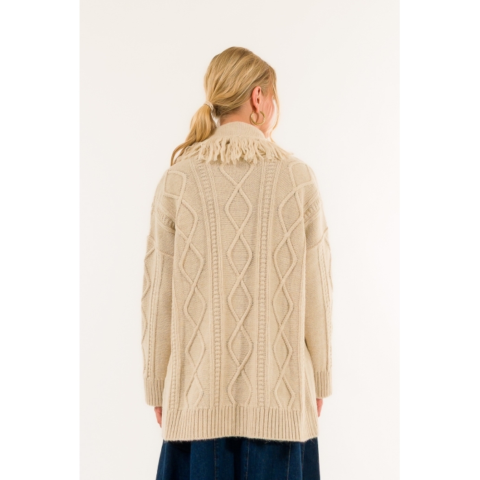 Cardigan Frange