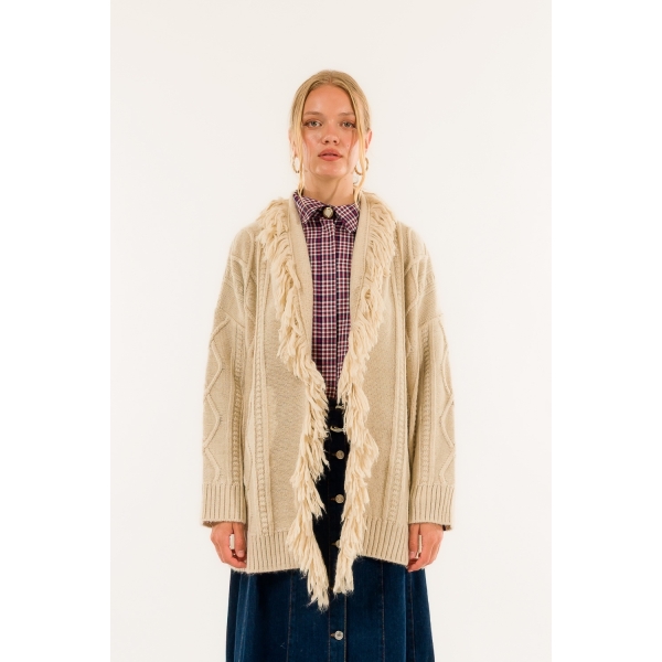 Cardigan Frange